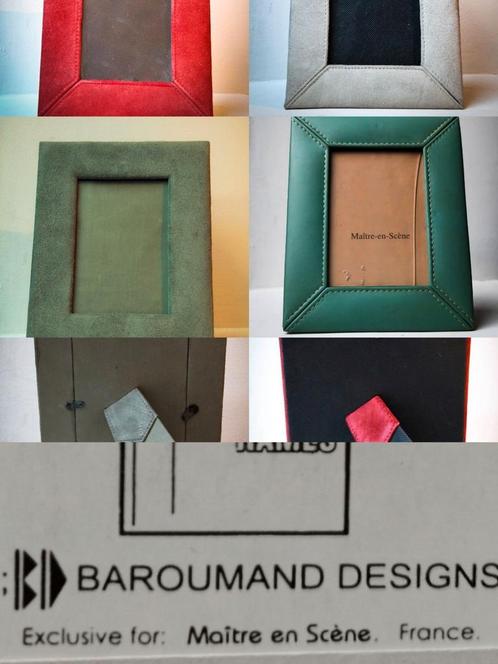 ✓Partij ≈ 20 BAROUMAND DESIGN ?/Suèdeleer ? Fotolijsten, Audio, Tv en Foto, Fotografie | Fotolijsten, Nieuw, Ophalen