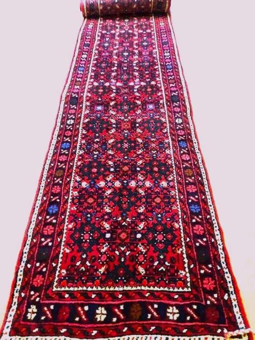 500x70 cm Loper tapijt (Hossein Abad) handgeknoopt Uit IRAN, Antiquités & Art, Tapis & Textile, Enlèvement ou Envoi