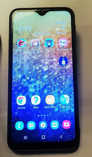 BXL Samsung A20e noir, DoubleSim, écran neuf !