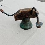 antieke bronzen bel met steun en contragewicht, Antiek en Kunst, Ophalen of Verzenden, Brons