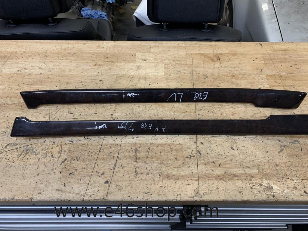 HOUTEN DEURLIJSTEN BMW E38 LINKS EN RECHTS VOOR, Autos : Pièces & Accessoires, Habitacle & Garnissage, BMW, Utilisé, Enlèvement ou Envoi