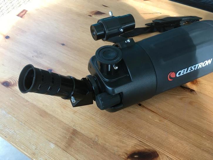 Celestron C90 MAK spotting scope, Audio, Tv en Foto, Optische apparatuur | Telescopen, Zo goed als nieuw, 200 mm of meer, Ophalen