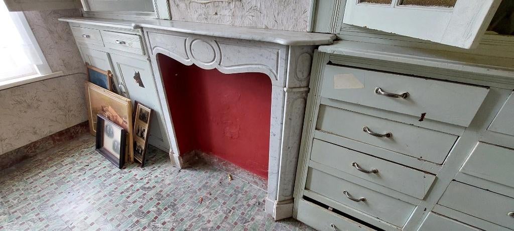 Marmeren schouw, Ophalen