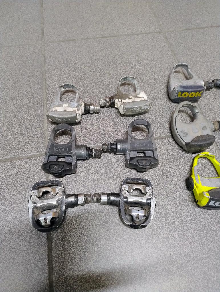 klikpedalen, Ophalen, Gebruikt, Crankstel of Pedalen