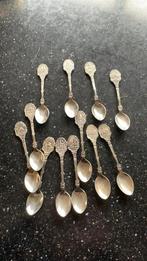 Zilveren lepeltjes 12 stuks, Antiek en Kunst, Verzenden