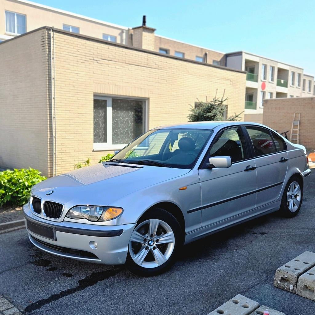 Bmw 316i 150dkm approuvée pour la vente e46, Cuir, Argent ou Gris, Achat, Noir