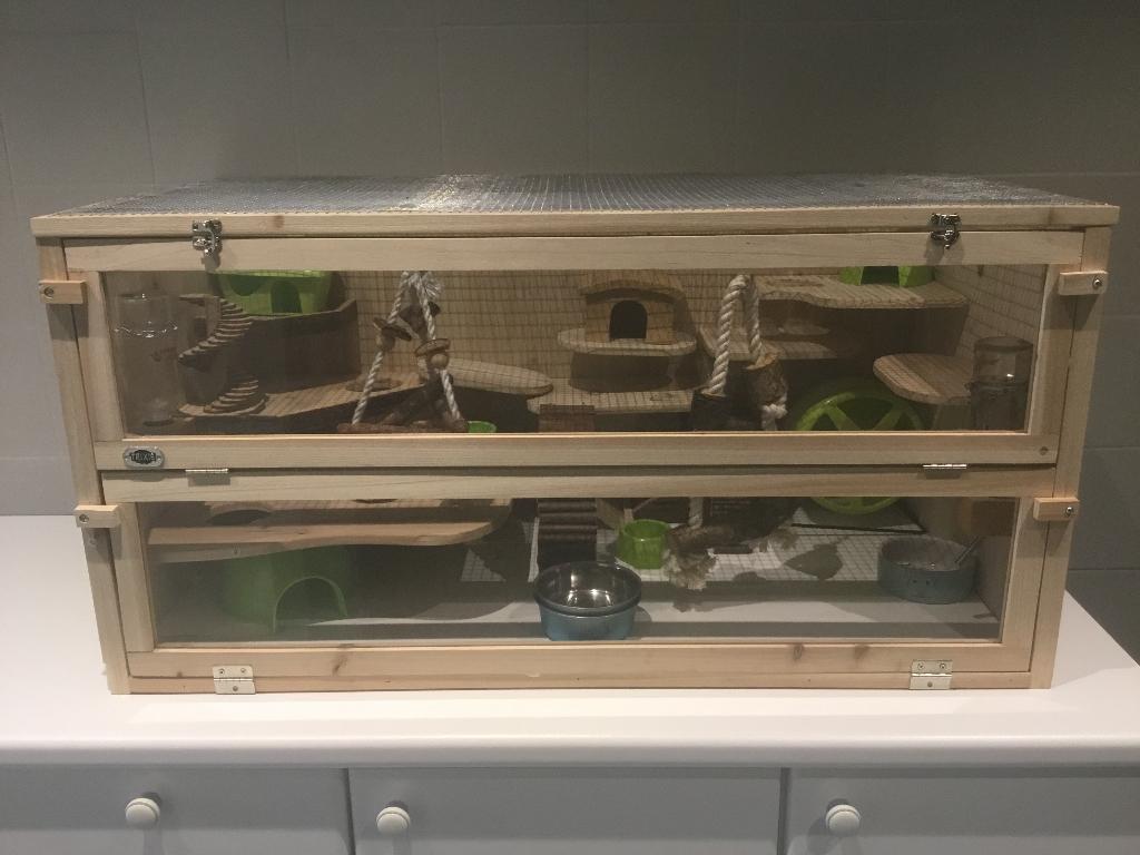 Nieuwe Trixie deluxe hamsterkooi., Neuf, Souris, Moins de 60 cm, 75 à 110 cm