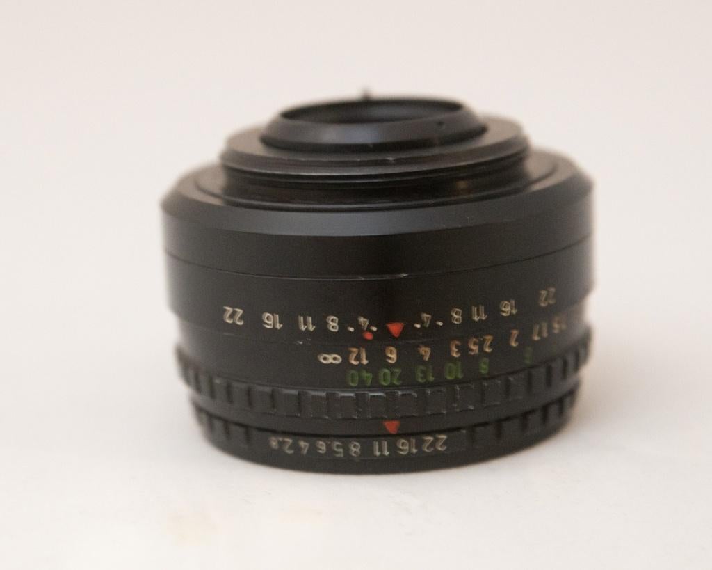 Pancolar Praktica M42 lens 50 mm 2,8, Praktica, Gebruikt, Info@fotografie-meurs.be, Onbkend
