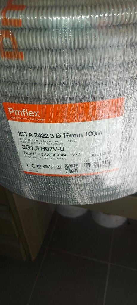 Pmflex 3g1.5 100m, Ophalen