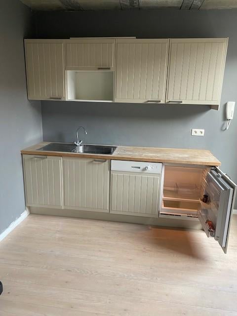 Beige keuken Ikea, Ophalen, Enkelwandige keuken, Zo goed als nieuw, Hout