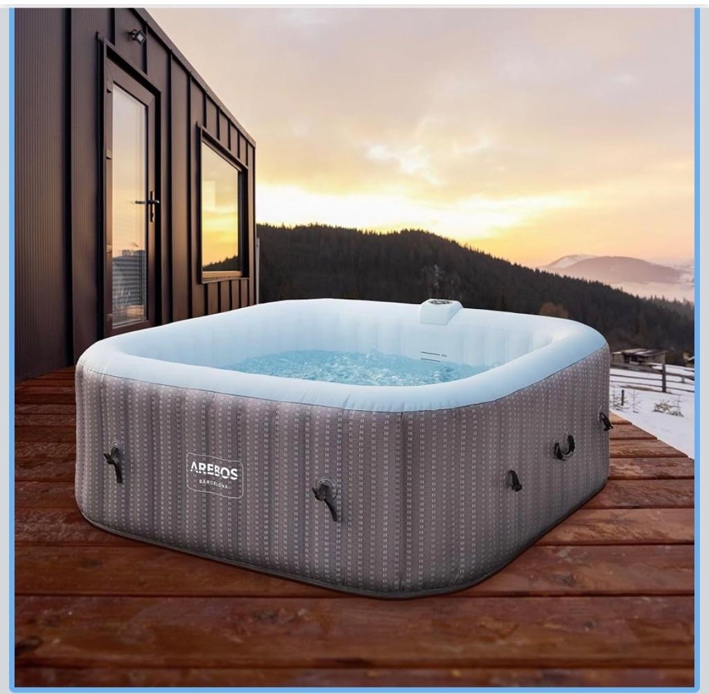 Aerobos Spa 6 personnes, Tuin en Terras, Bubbelbaden en Hottubs, Ophalen, Nieuw, Filter, Opblaasbaar