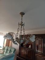 Tinnen luchter te koop, Huis en Inrichting, Lampen | Kroonluchters, Ophalen, Zo goed als nieuw