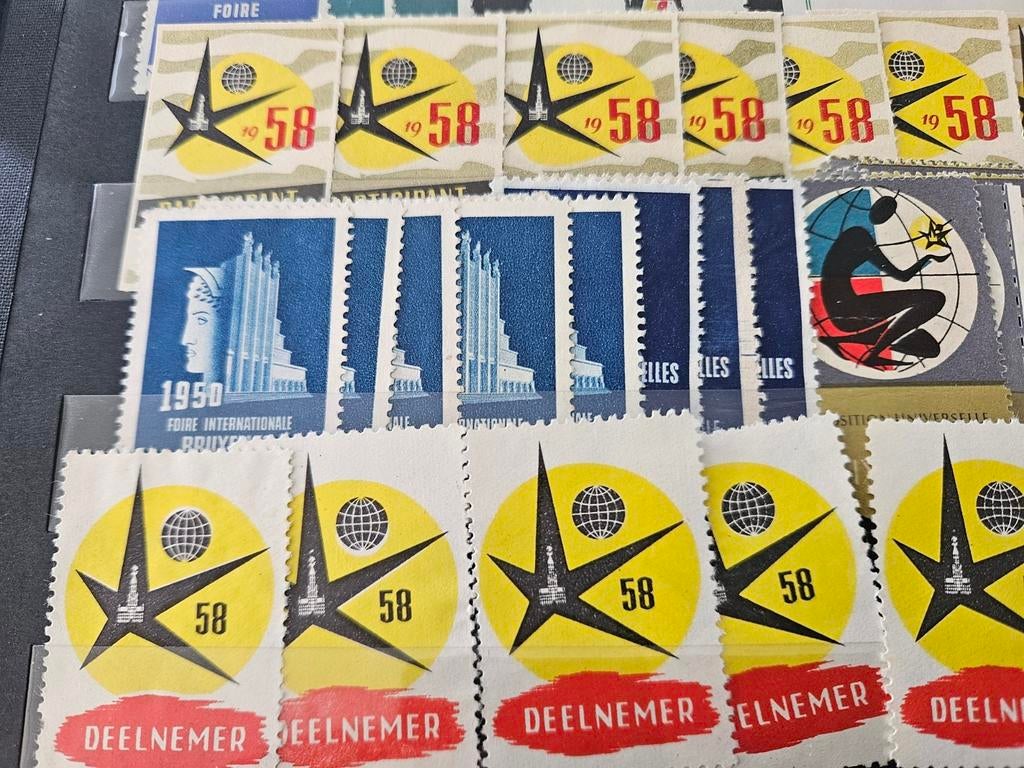 Expo 1958 gelegenheidszegels, Verzenden