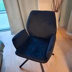 draai fauteuil 2x, Maison & Meubles, Chaises, Enlèvement, Bleu