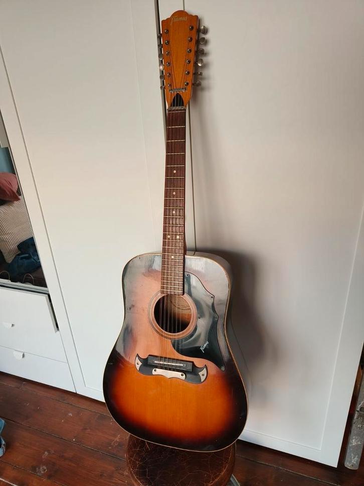 Framus Texan 12 5/296 (06100) 1972, Musique & Instruments, Instruments à corde | Guitares | Acoustiques, Utilisé, Guitare Western ou Guitare Folk