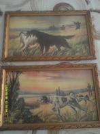 *2 beau tableaux anciens (XIXe siècle) avec un beau cadre, Enlèvement ou Envoi