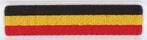 Belgische vlag biker stoffen opstrijk patch embleem #3, Verzenden, Nieuw