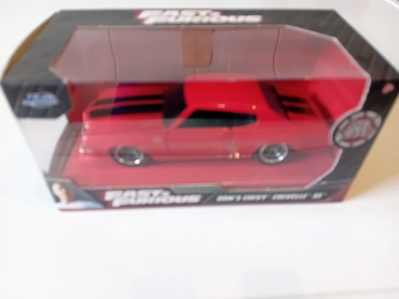 DOM'S CHEVY CHEVELLE SS uit FAST & FURIOUS, Hobby & Loisirs créatifs, Voitures miniatures | 1:32, Enlèvement ou Envoi, Comme neuf