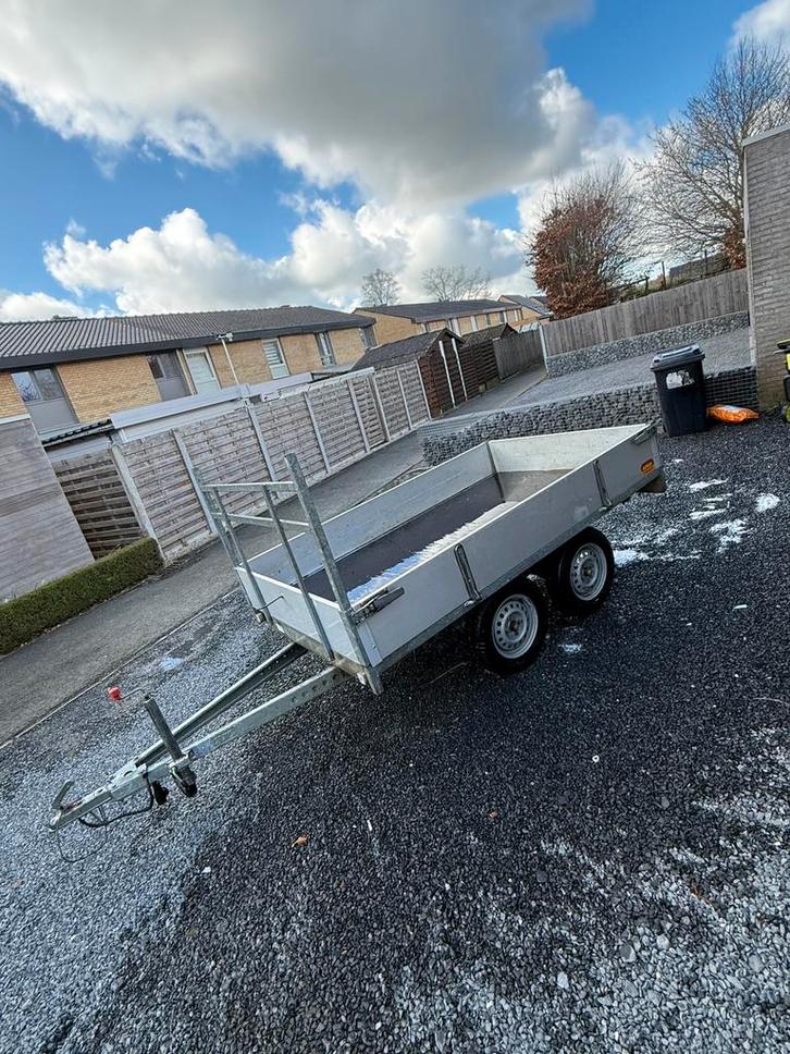 Remorque ALKO 2m50x155 en aluminium, Autos : Divers, Remorques, Comme neuf, Enlèvement