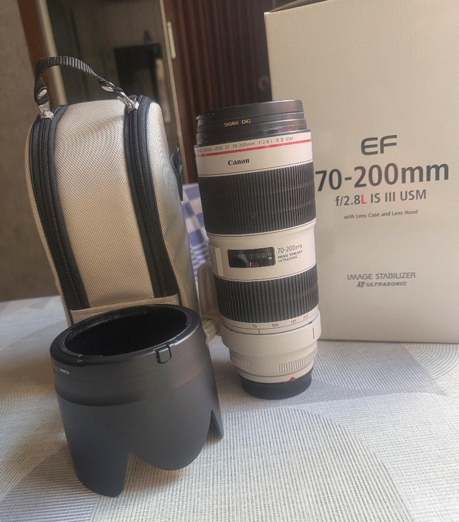 canon EF 70-200 F 2.8 M3, Enlèvement, Comme neuf, Téléobjectif, Zoom