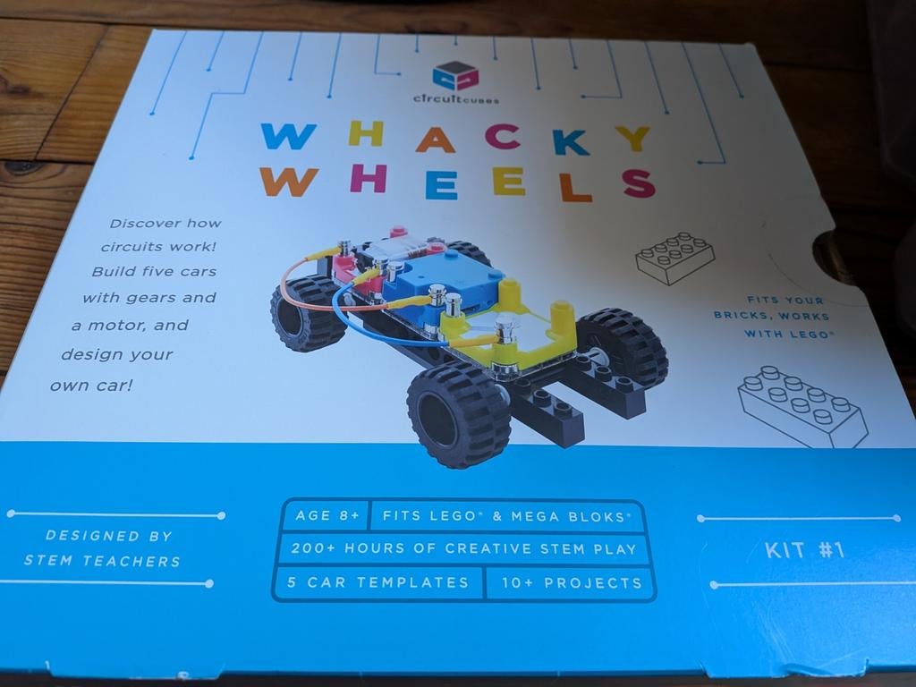 Circuit Cubes Whacky Wheels kit voor LEGO, Ophalen of Verzenden, Zo goed als nieuw