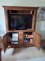 TV kast massief eik, Antiek en Kunst, Ophalen