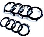 2x Logos Audi noir brillant Audi Q2, Q3, Q5 et Q7, Envoi