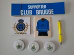 Club Brugge stickers + pins jaren 80 – vintage, Ophalen of Verzenden