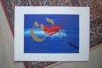 Raymond Moretti Litho 2 Hebrew Calligraphy, Antiek en Kunst, Ophalen of Verzenden