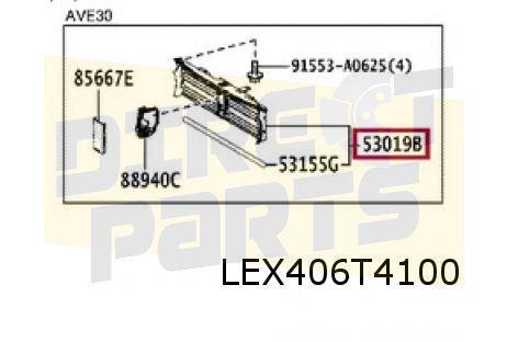 Lexus IS (7/13-) Actieve luchttoevoermodule (IS300h) (achter, Auto-onderdelen, Carrosserie, Bumper, Lexus, Voor, Nieuw, Verzenden