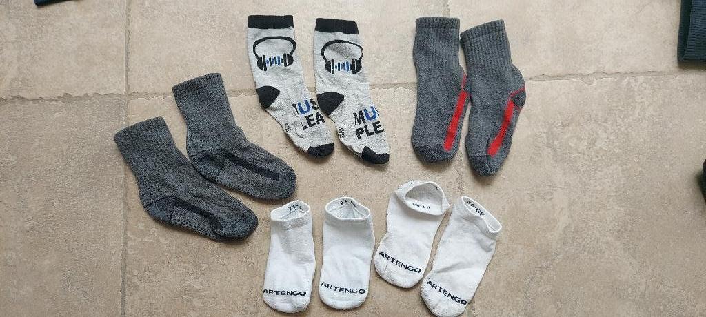 5 paar kousen mt 34 - 36, Gebruikt, Ophalen of Verzenden, Jongen, Sokken