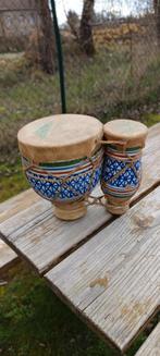 Magnifique Tbilat / Tambour Double Marocain, Enlèvement ou Envoi, Tambour