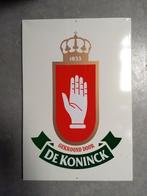 De Koninck - blikken bord, Enlèvement ou Envoi, Comme neuf, Panneau, Plaque ou Plaquette publicitaire, De Koninck