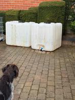 Gratis 1000liter vat (enkel plastiek zonder kooi!), Tuin en Terras, Regentonnen, Ophalen, Gebruikt