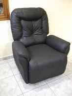FAUTEUIL RELAX NOIR, Maison & Meubles, Enlèvement, Comme neuf