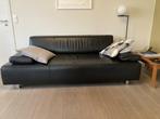 Design Sofa zwart leder, 200 à 250 cm, Design, Banc droit, Enlèvement