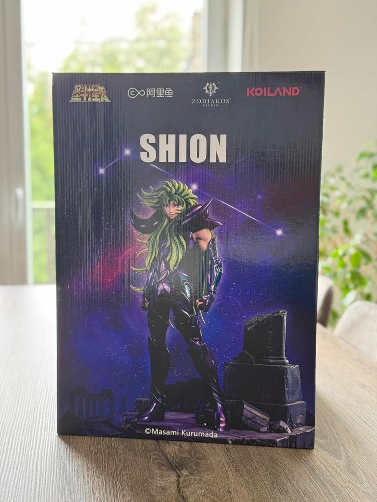 Saint Seiya Statue résine Shion du Belier Surplis Zodiakos, Enlèvement, Comme neuf