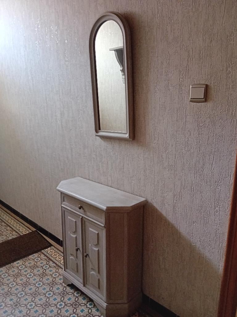 MEUBLE D'ENTRÉE ET MIROIR, Antiquités & Art, Enlèvement