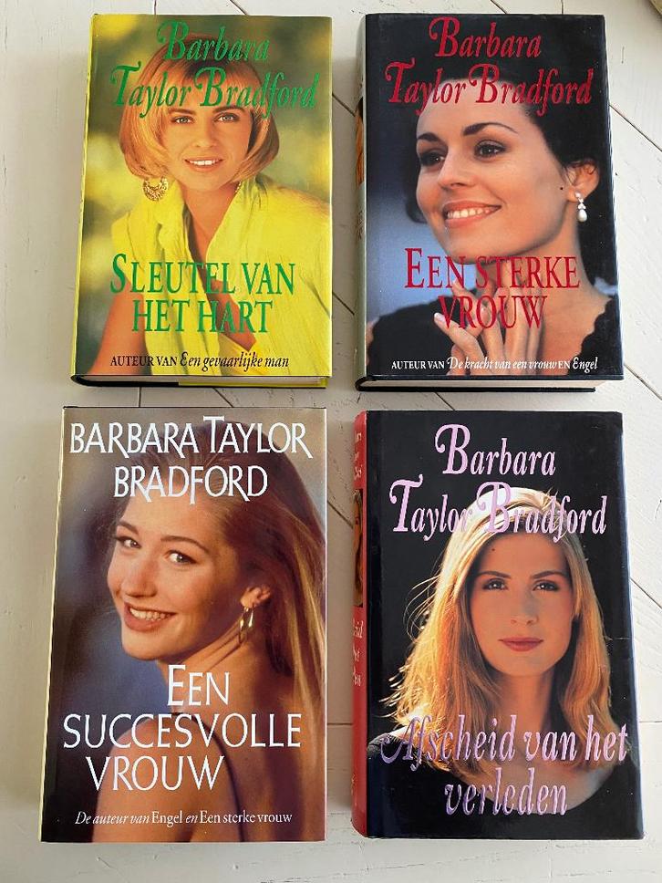 Barbara Taylor Bradford, 4 romans, Boeken, Romans, Zo goed als nieuw, Ophalen of Verzenden
