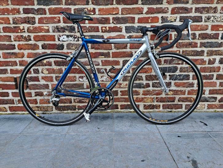 vélo de course rétro Ridley + 5 roues, Sports & Fitness, Cyclisme, Comme neuf, Autres types, Enlèvement