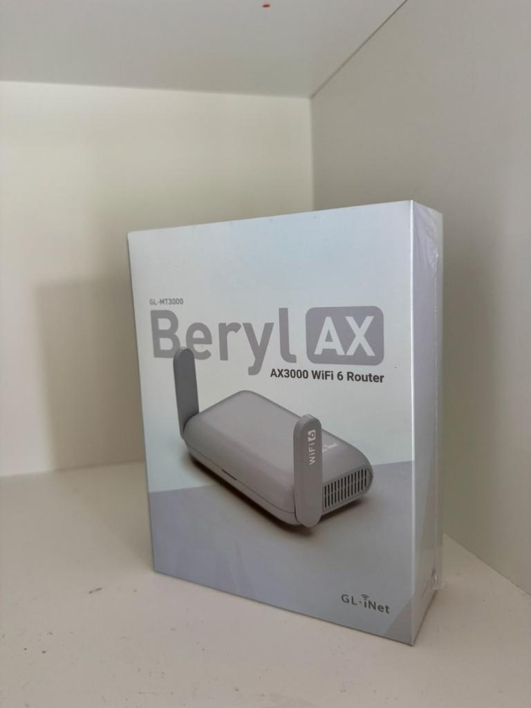 GL.iNet GL-MT3000 (Beryl AX) WiFi 6 draadloze reis-router, Computers en Software, Accesspoints, Ophalen of Verzenden, Nieuw, GL.iNet