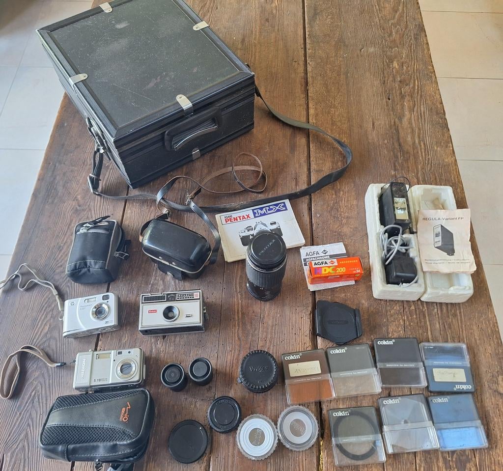 Lot analoge fotografie + accessoires, Audio, Tv en Foto, Fotocamera's Analoog, Ophalen of Verzenden, Kodak