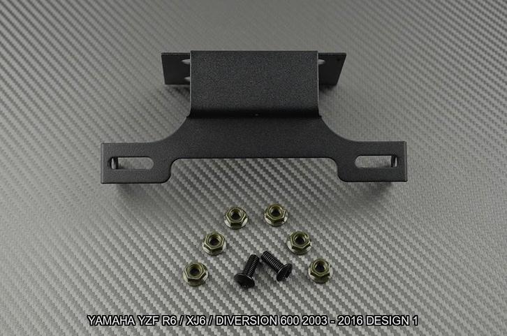 Support de plaque YAMAHA YZF R6 / XJ6 DIVERSION 2003 - 2016, Motos, Accessoires | Autre, Neuf, Enlèvement ou Envoi