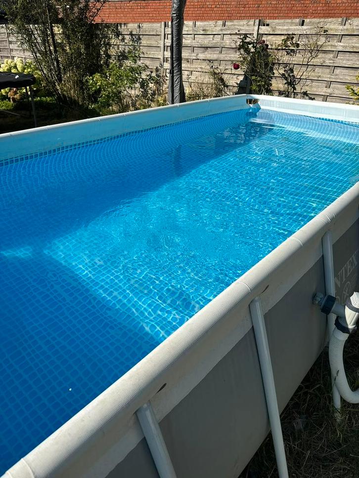 Intex zwembad 4x2m - compleet, Jardin & Terrasse, Piscines, Utilisé, Piscines hors sol, 80 à 120 cm, 200 à 400 cm, 200 à 300 cm