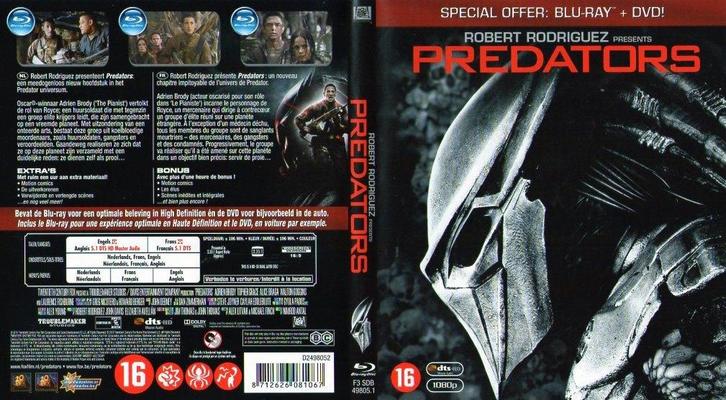 predators (blu-ray) nieuw, Cd's en Dvd's, Blu-ray, Zo goed als nieuw, Horror, Ophalen of Verzenden