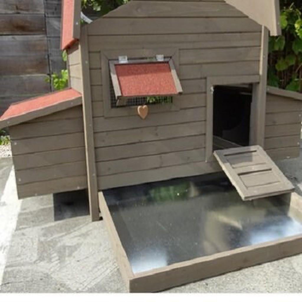 Kippenhok Bakira XL met Mestlade, Ophalen of Verzenden, Nieuw, Kippenhok of Kippenren