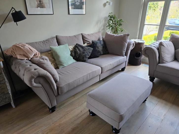 Beaux sièges de campagne gris, Maison & Meubles, Canapés | Coins salons complets, Enlèvement