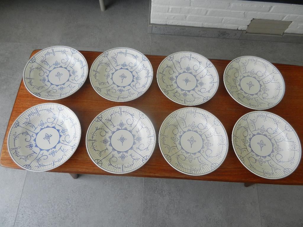 Boch Copenhague diepe borden  (8 stuks) - ongebruikt, Ophalen of Verzenden