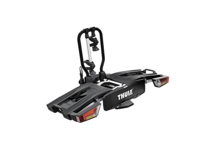 Thule EasyFold XT 2 fietsendrager inclusief oprijgoot, Auto diversen, Fietsendragers, Zo goed als nieuw, Trekhaakdrager, 2 fietsen