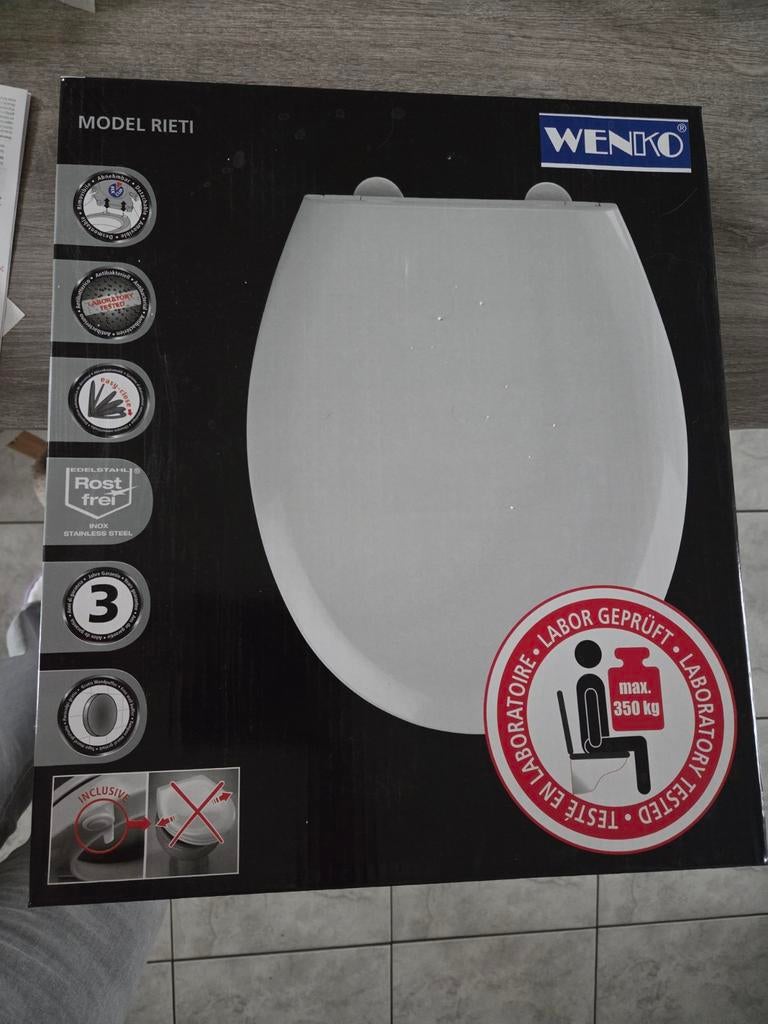 Nieuwe wc bril., Enlèvement, Toilettes